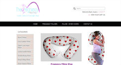 Desktop Screenshot of pregnancypillow.co.uk