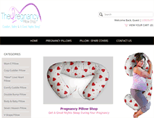 Tablet Screenshot of pregnancypillow.co.uk